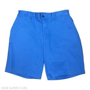 Slate & Stone Blue Stretch Elastic Waist Shorts Size 34  8" Inseam